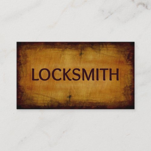 Locksmith Business Card