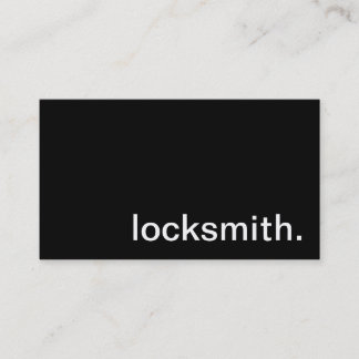 Locksmith Business Card