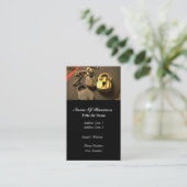 Locksmith Business Card (Standing Front)