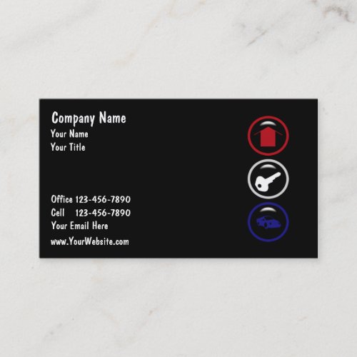 Locksmith Business Cards