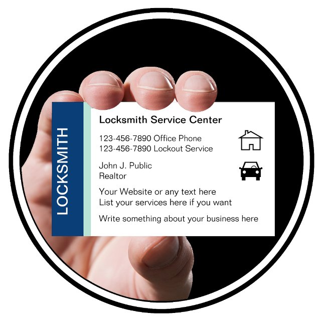 Locksmith Business Cards (Creator Uploaded)
