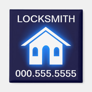 locksmith glow home magnet