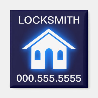 locksmith glow home magnet