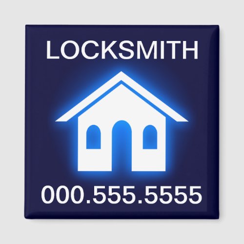 locksmith glow home magnet