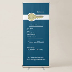 Locksmith Retractable Banner