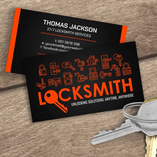 Locksmith Services Business Card