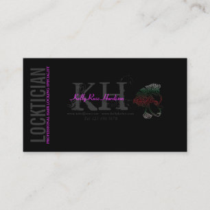 Locktician Hair Locking Specialist Business Card