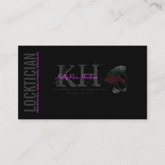 Locktician Hair Locking Specialist Business Card