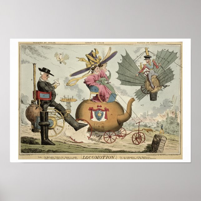 Locomotion - Walking by Steam, Riding by Steam, Fl Poster (Front)