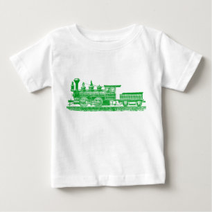 Locomotive 02 - Grass Green Baby T-Shirt