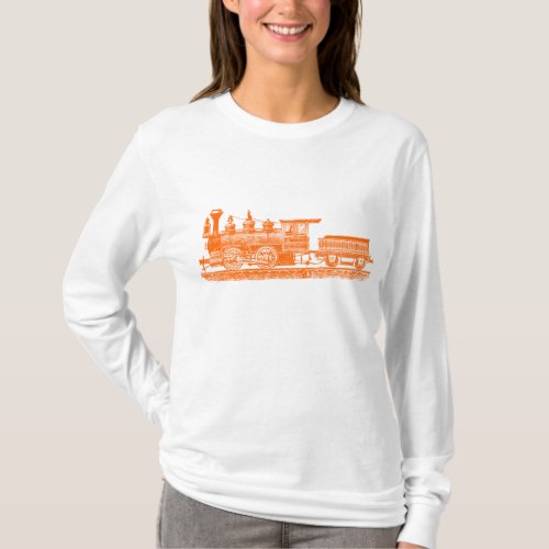 Locomotive 02 _ Orange T_Shirt