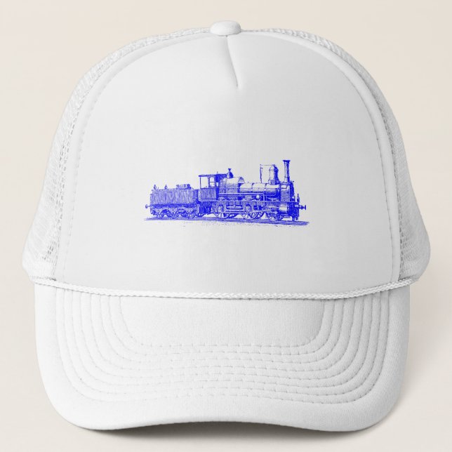 Locomotive - Blue Trucker Hat (Front)