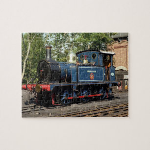 Locomotive Bluebell Train Jigsaw Puzzle