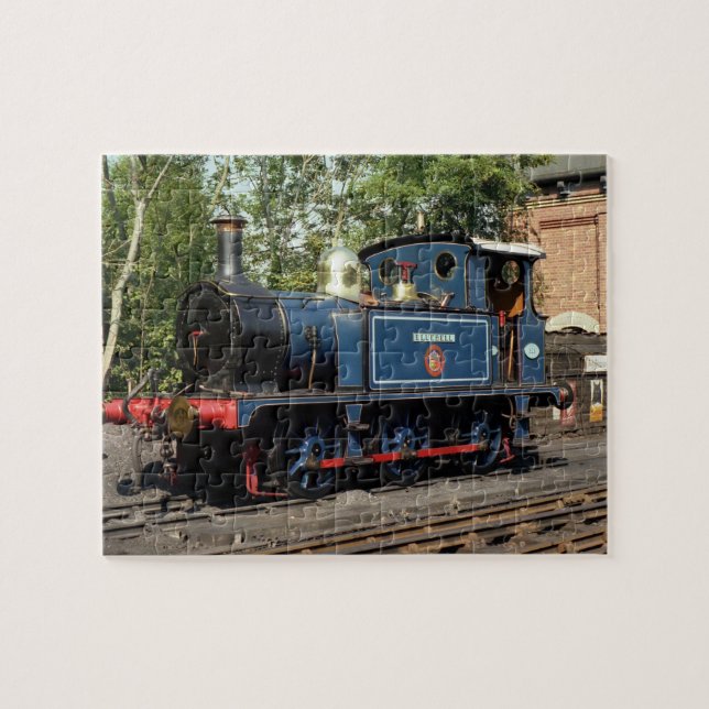 Locomotive Bluebell Train Jigsaw Puzzle (Horizontal)