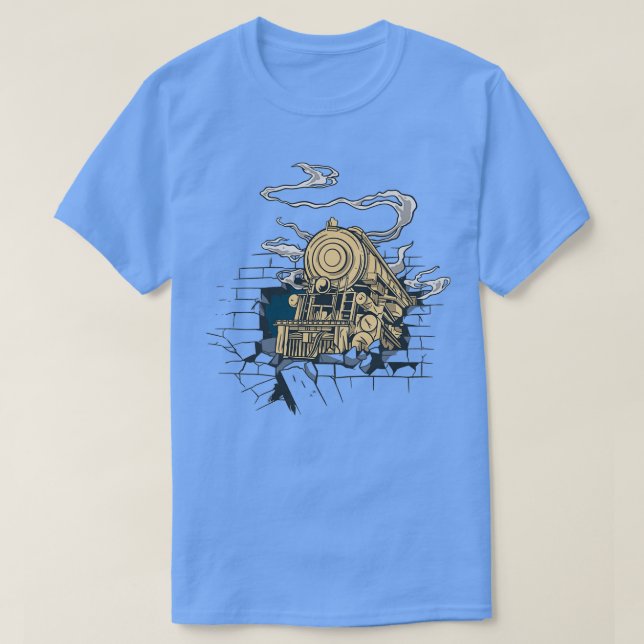 Locomotive Breaks The Wall 1 T-Shirt (Design Front)