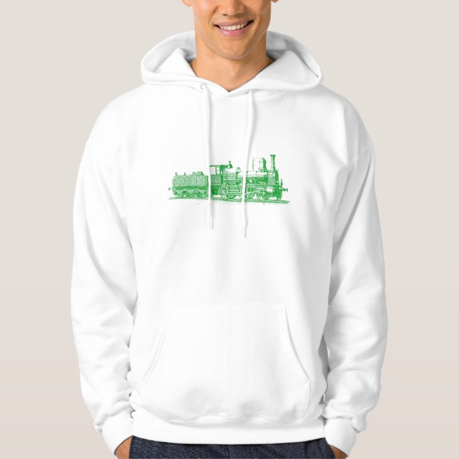 Locomotive - Grass Green Hoodie (Front)