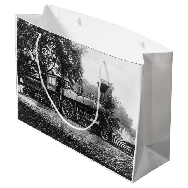 Locomotive Large Gift Bag (Back Angled)
