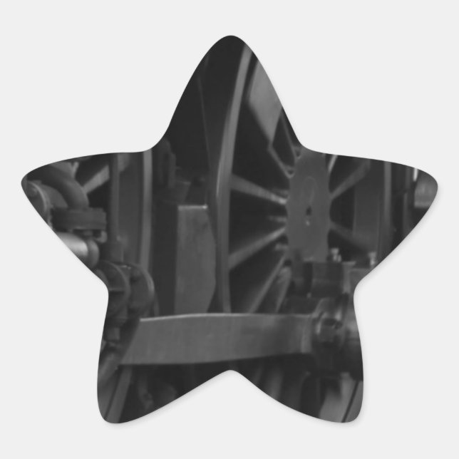 Locomotive mechanic school star sticker (Front)