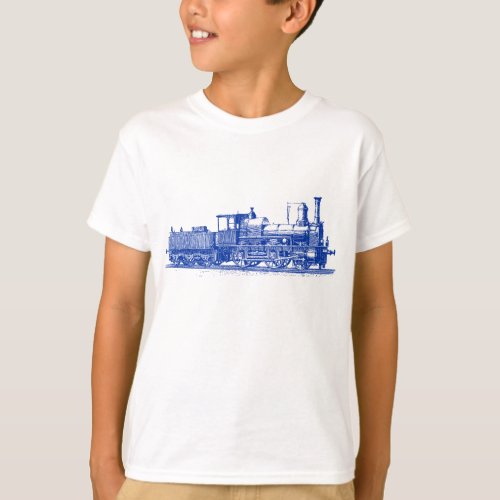 Locomotive _ Navy Blue T_Shirt