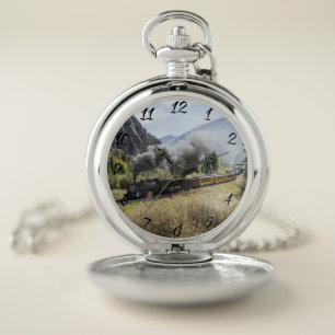 LOCOMOTIVE POCKET WATCH