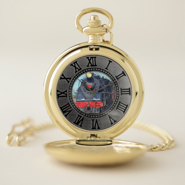 LOCOMOTIVE POCKET WATCH (Inside)