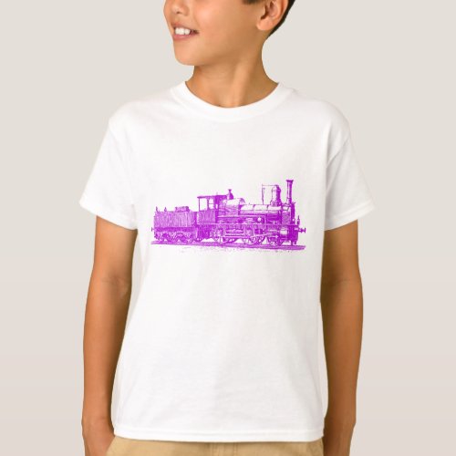 Locomotive _ Purple T_Shirt