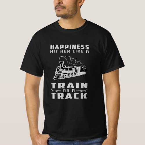 Locomotive Railroad Trains Train Driver Funny Gift T_Shirt