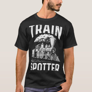 Locomotive Railway Model Train Railroad Train Spo T-Shirt