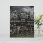 locomotive steam engine train rail railway (Standing Front)