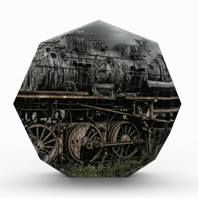 locomotive steam engine train rail railway award (Front)