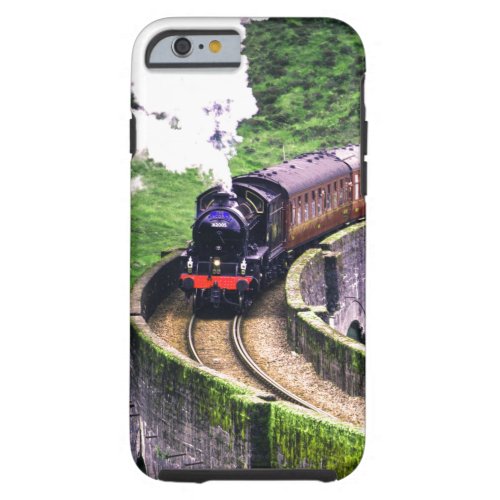 Locomotive Train on Bridge Tough iPhone 6 Case