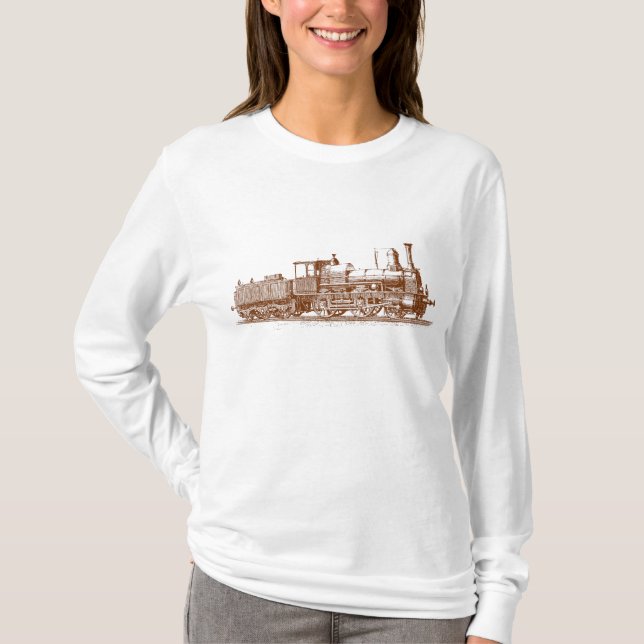 Locomotive - Walnut Brown T-Shirt (Front)