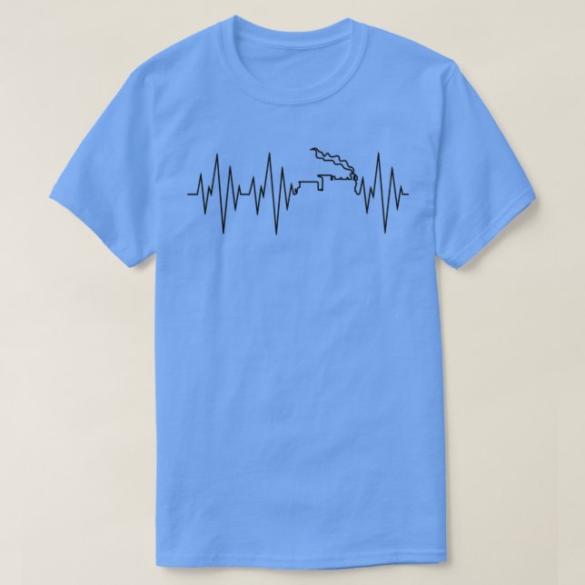 Locomotive Wave gift for Locomotive driver T-Shirt (Design Front)
