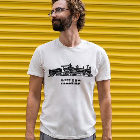 Locomotive With Coal Car Personalised T-shirt