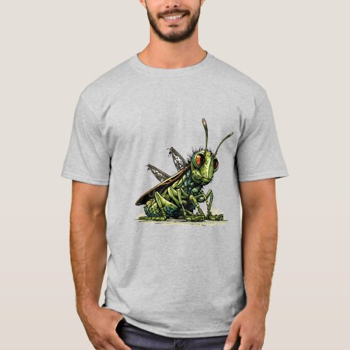 Locust Art Design T_Shirt Vector