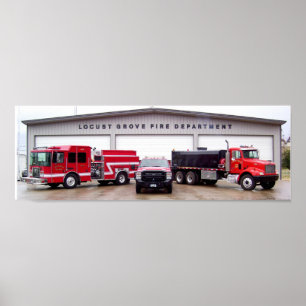 Locust Grove Fire Department Poster