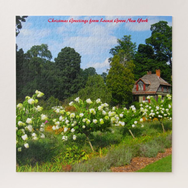 Locust Grove New York.Christmas Greetings Jigsaw P Jigsaw Puzzle (Vertical)