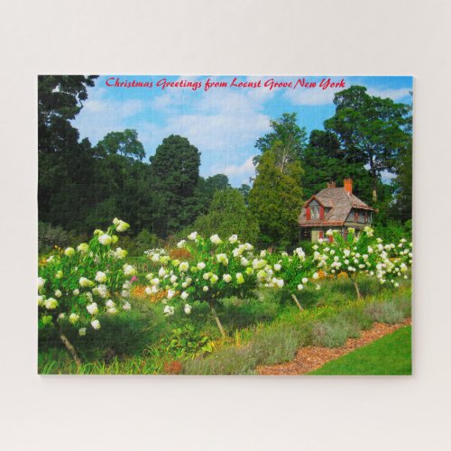 Locust Grove New YorkChristmas Greetings Jigsaw Puzzle