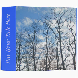 Locust Trees in Winter Binder