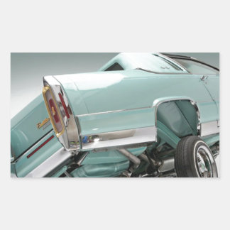 LoCusts - Lowrider 'n Custom Cars Rectangular Sticker