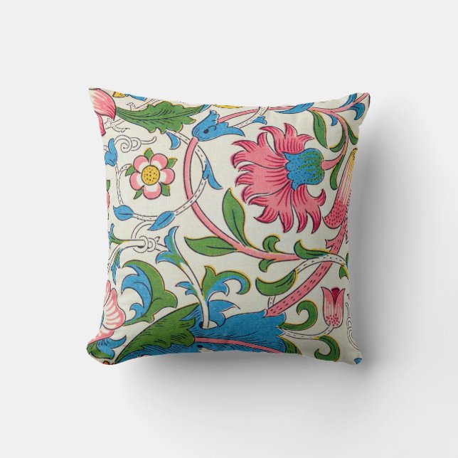 Lodden, William Morris Throw Pillow (Front)