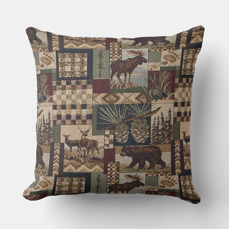 "Lodge/Cabin THROW PILLOW Zazzle