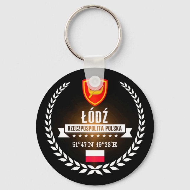 Łódź Keychain (Front)
