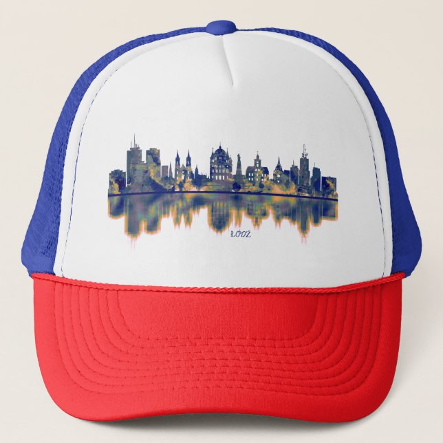 Lodz Skyline Trucker Hat (Front)