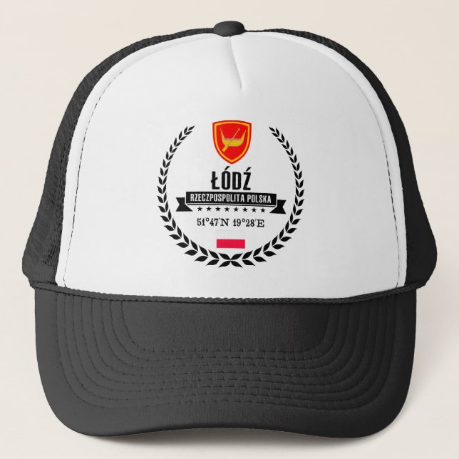 Łódź Trucker Hat (Front)
