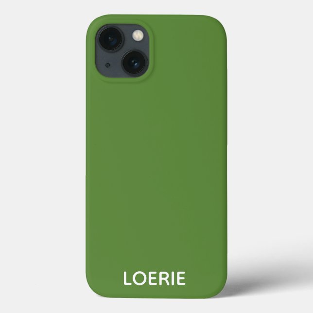 Loerie green color name Case-Mate iPhone case (Back)