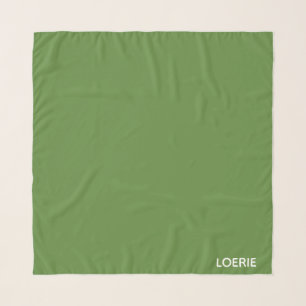 Loerie green color name scarf