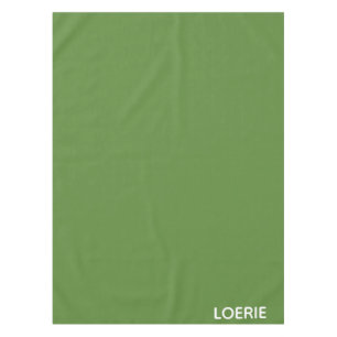 Loerie green color name tablecloth