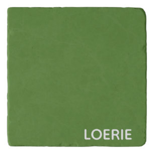 Loerie green color name trivet