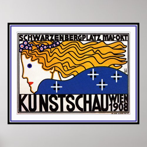 Loffler Kunstschau Wien _ Austrian Secession Poster